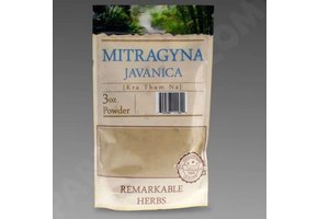 Remarkable Herbs - Kratom Powder Mitragyna Javanica 3oz
