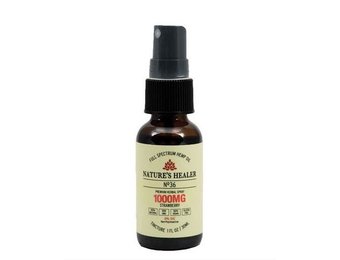 Nature's Healer - CBD Tincture Oral Spray 1000mg 30ml No 36 Strawberry