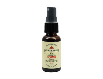 Nature's Healer - CBD Tincture Oral Spray 500mg 30ml No 36 Strawberry