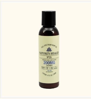 Nature's Healer - CBD Topical No 26 Lotion Lavender 200mg 4fl oz