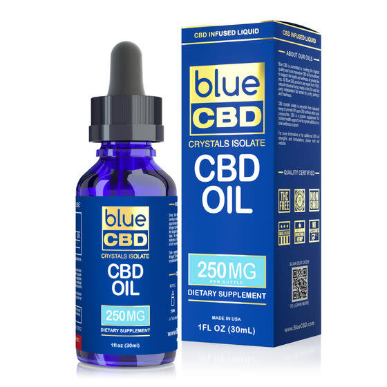 Blue - CBD Tincture Oil Isolate 1fl oz 250mg