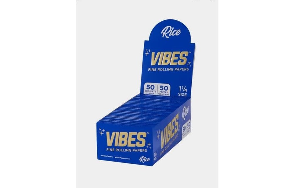 Vibes - Rolling Papers Rice 1.25 (Blue Box) - TGR-NOW Smoke Vape