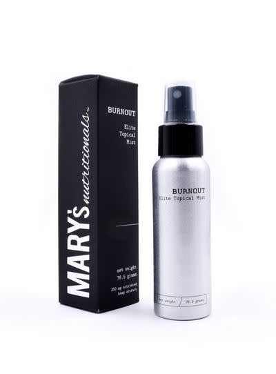 Mary's Nutritionals - CBD Topical Burnout Elite Topical Mist 2.5 fl oz 250mg