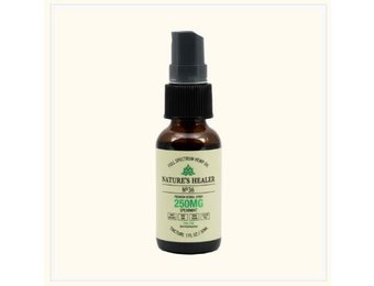 Nature's Healer - CBD Tincture Oral Spray 250mg 30ml No 36 Spearmint