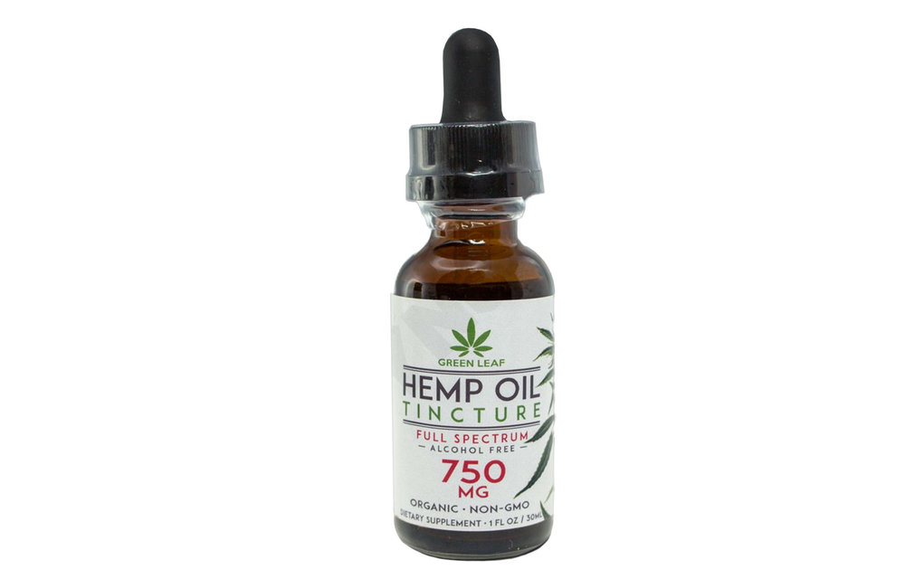 Green Leaf - CBD Tincture Oil Hemp Full Spectrum 30ml 750mg (Water Based)