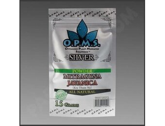OPMS - Kratom Powder Silver Mitragyna Javanica 15g