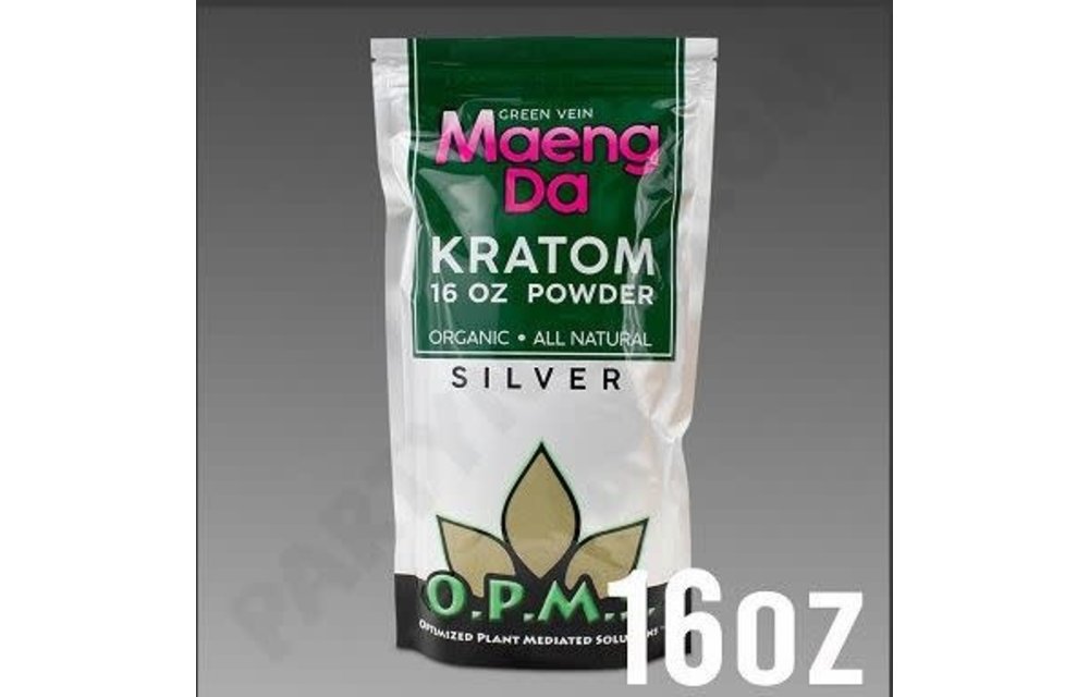 OPMS - Kratom Powder Silver Maeng Da 16oz