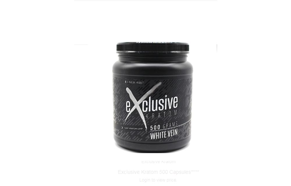 Exclusive - Kratom Powder White Vein 500 Grams