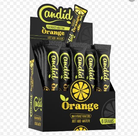 Candid - Kratom Extract Powder Drink Mix Orange
