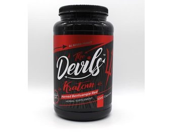 The Devils Kratom - Kratom Capsules Horned Bentuangi Red
