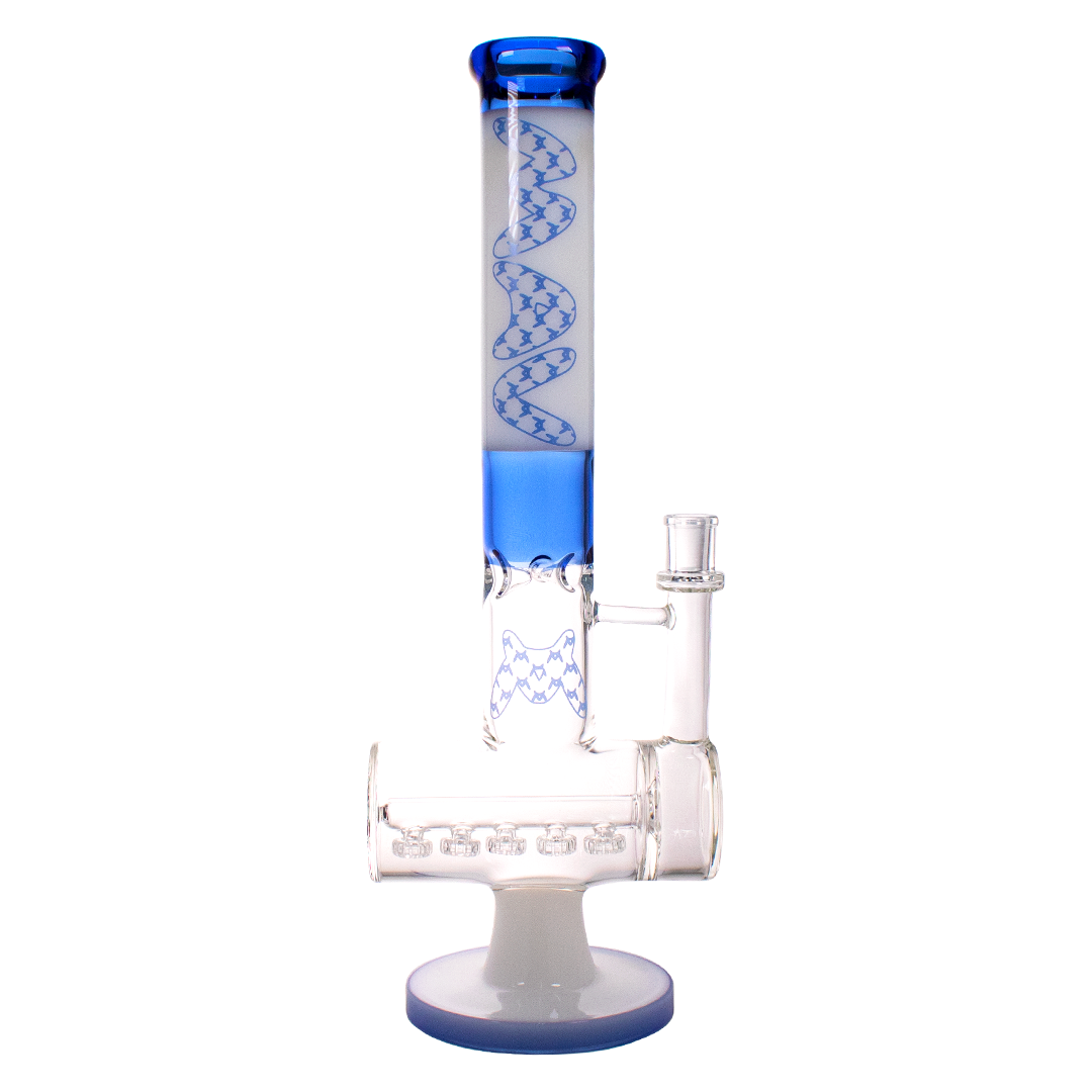 Mav Glass - Water Pipe Straight Inline 18"