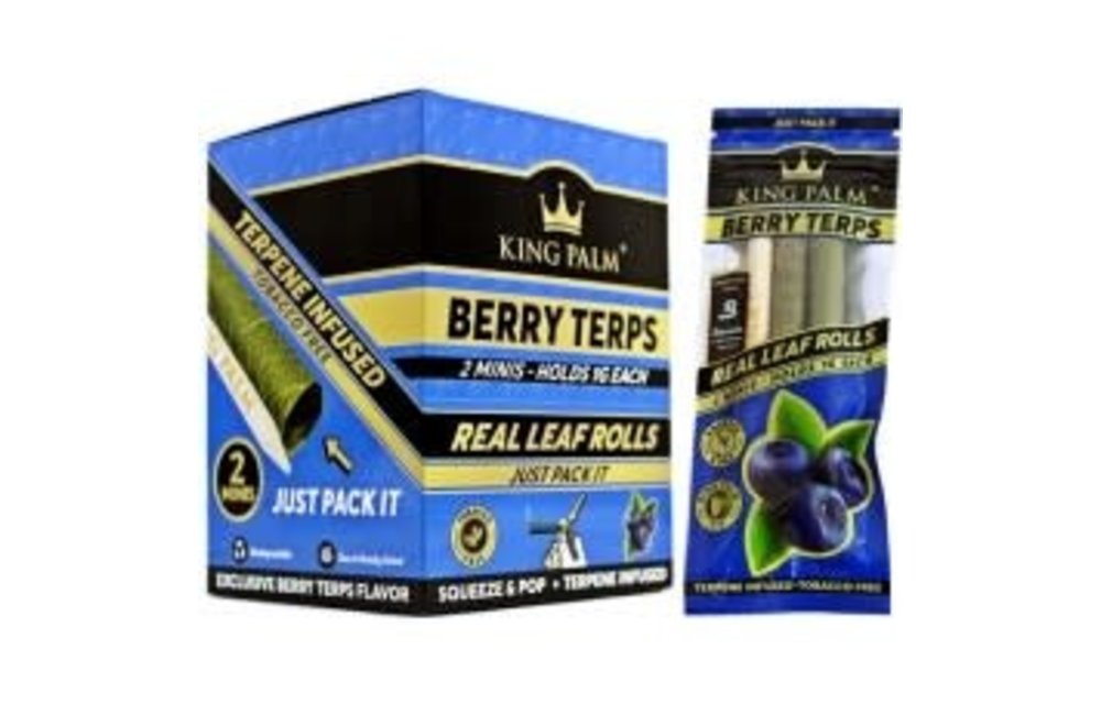 King Palm - Pre Rolled Herbal Wrap 2pk. Berry Terps Berry