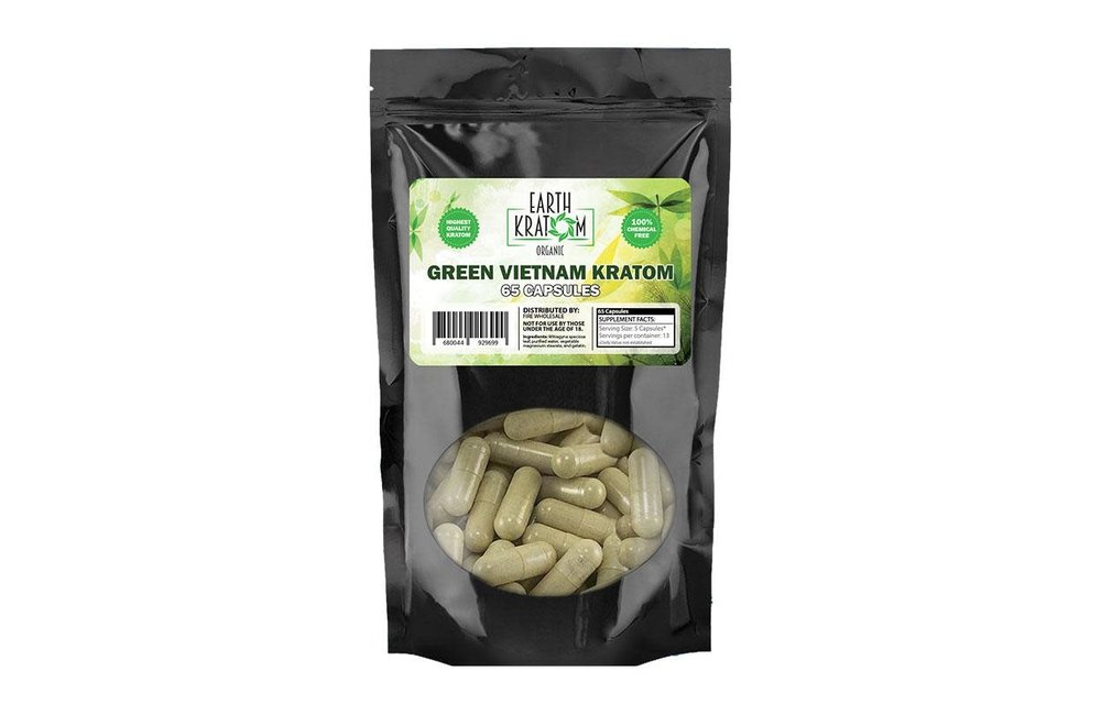 Earth - Kratom Green Vietnam 65 capsules