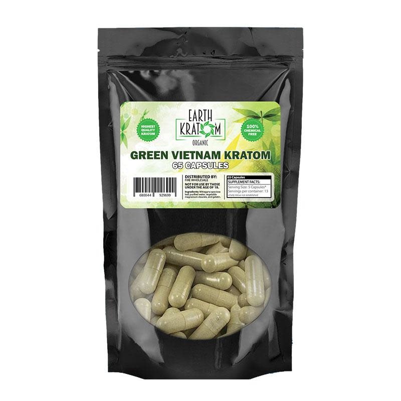 Earth - Kratom Green Vietnam 65 capsules
