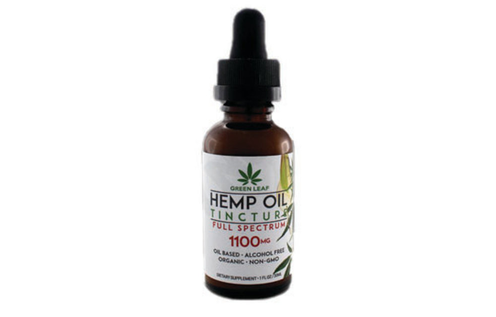 Green Leaf - CBD Tincture Oil Hemp Full Spectrum 30ml 1100mg (Oil Based)