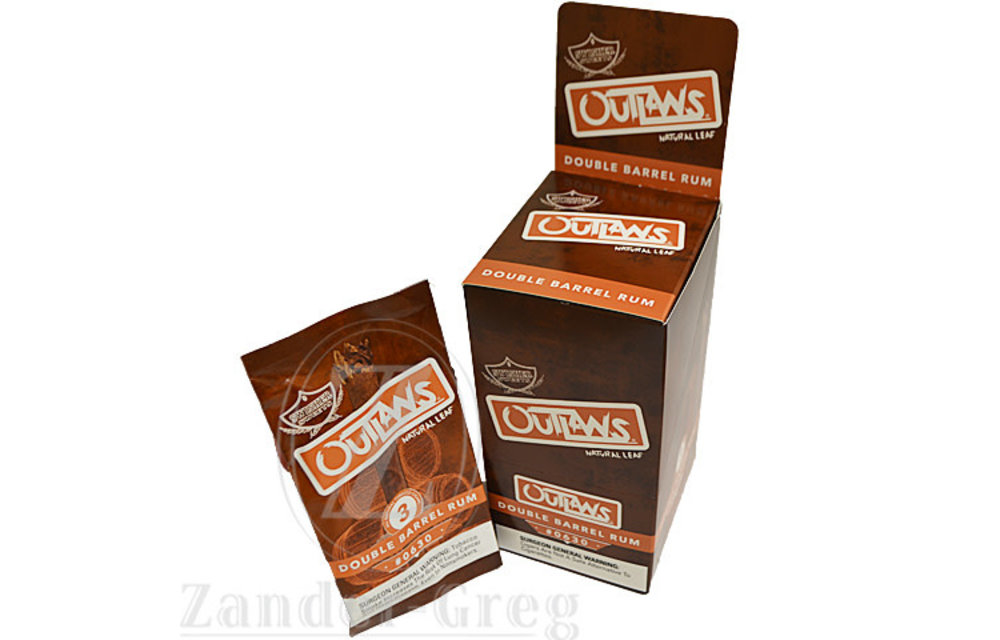 Swisher Sweets - Outlaws Double BarrelRum 3pk.