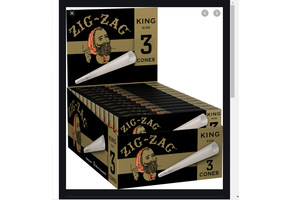 Zig Zag - Pre Rolled Cones Ultra Thin King Size 3pk
