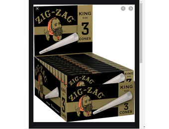 Zig Zag - Pre Rolled Cones Ultra Thin King Size 3pk