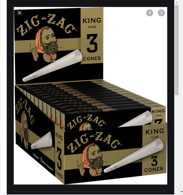 Zig Zag - Pre Rolled Cones Ultra Thin King Size 3pk