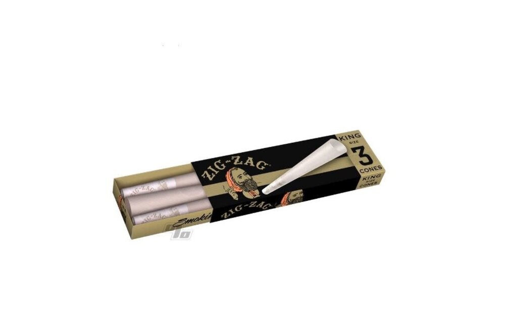 Zig Zag - Pre Rolled Cones Ultra Thin King Size 3pk