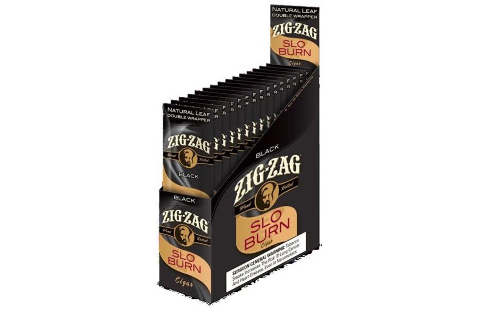 Zig Zag - Blunt Wraps Slo Burn Black BOX