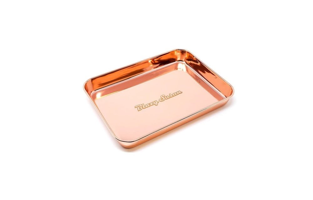Blazy Susan - Rolling Tray Rose Gold