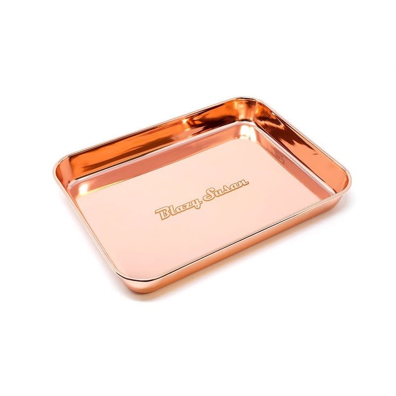 Blazy Susan - Rolling Tray Rose Gold