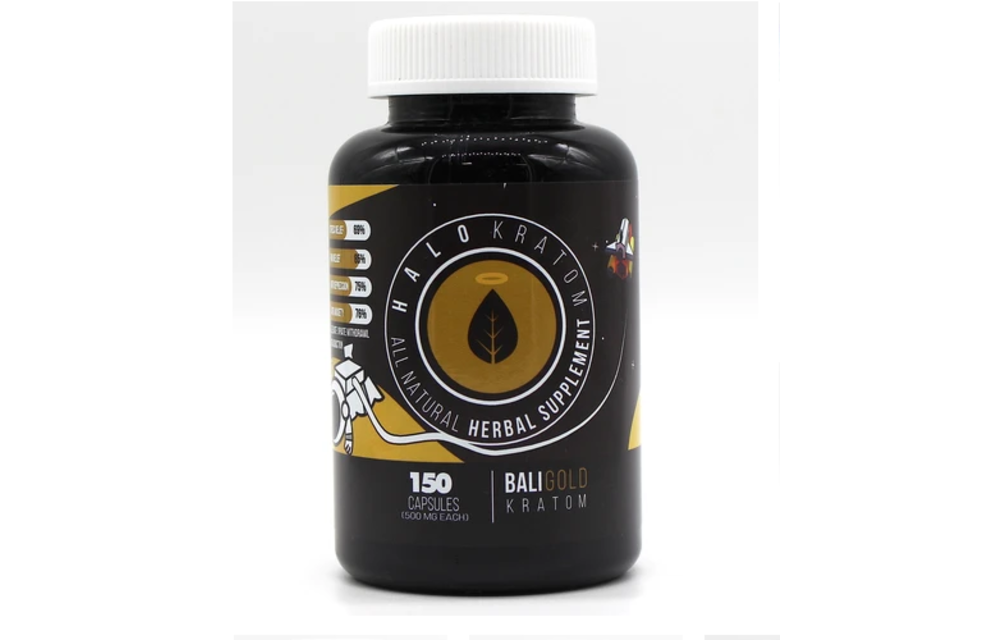 Halo - Kratom Capsule Bali Gold 150ct