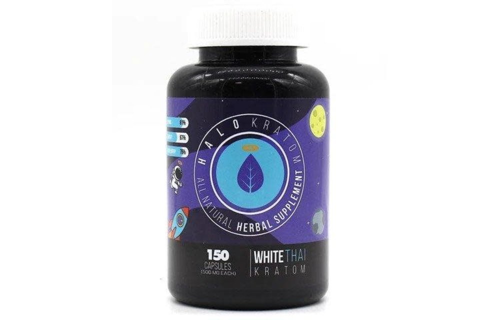 Halo - Kratom Capsule White Thai 150ct
