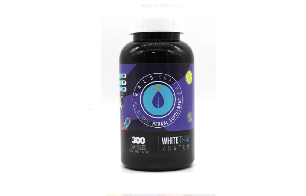 Halo - Kratom Capsule White Thai 300ct