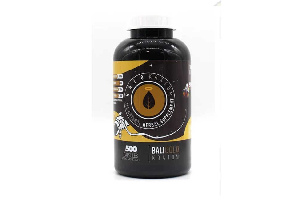 Halo - Kratom Capsule Bali Gold 500ct