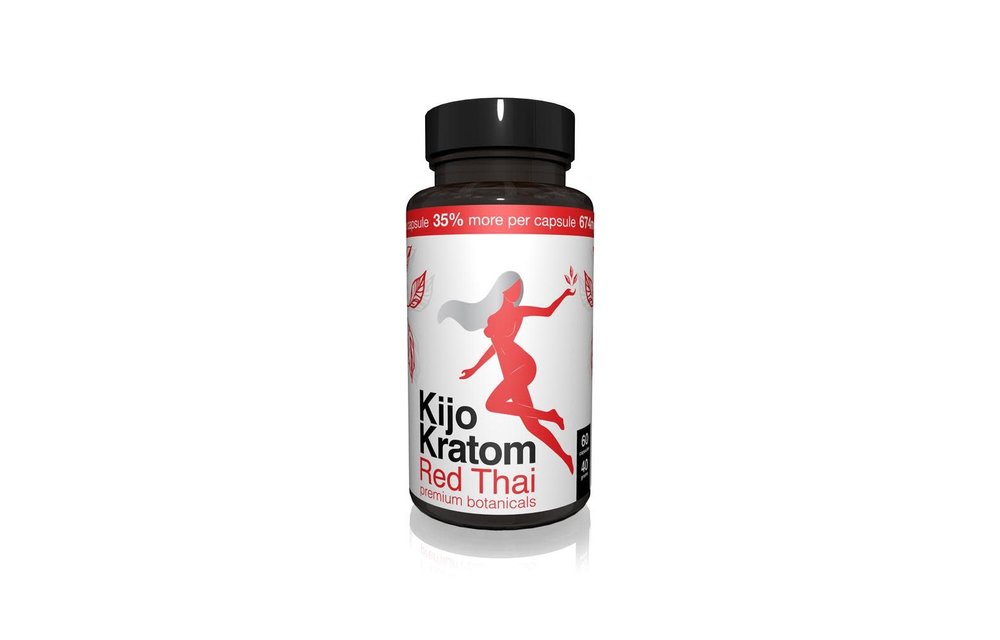 Kijo - Kratom Capsule Red Thai 60ct