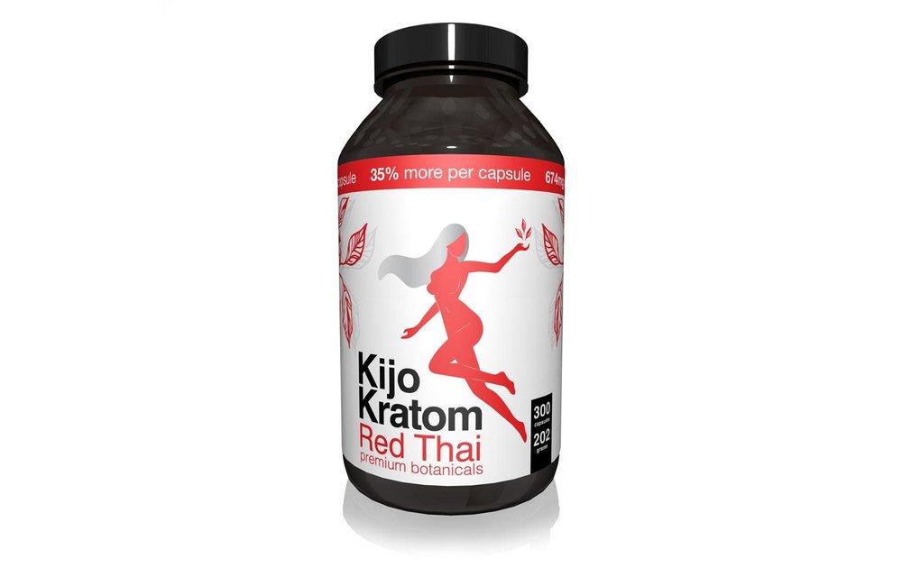 Kijo - Kratom Capsule Red Thai 300ct