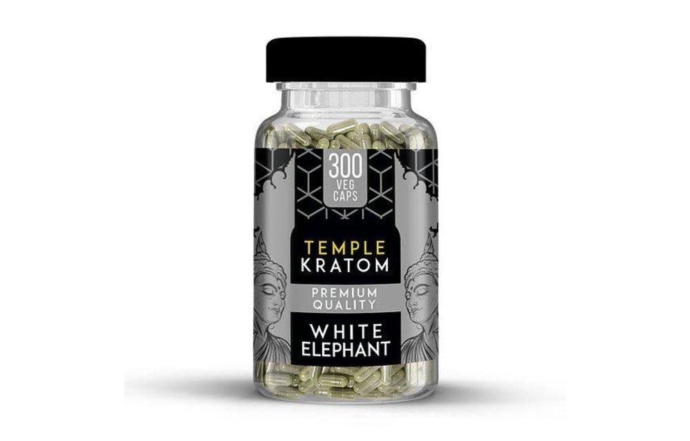 Temple - Kratom Capsule White Elephant 300ct