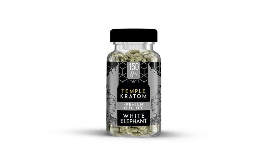 Temple - Kratom Capsule White Elephant 150ct