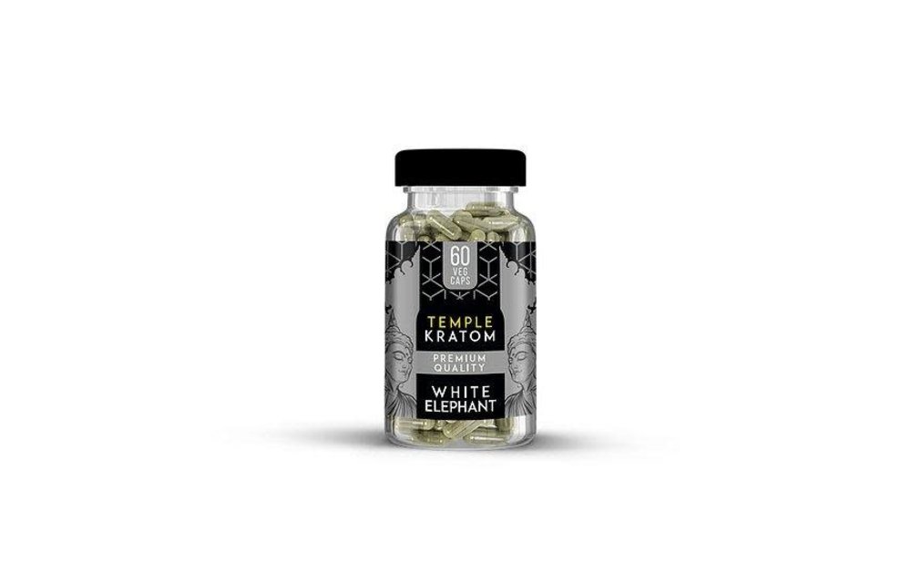 Temple - Kratom Capsule White Elephant 60ct