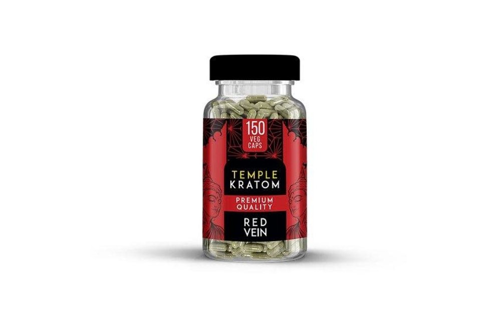 Temple - Kratom Capsule Red Vein 150ct
