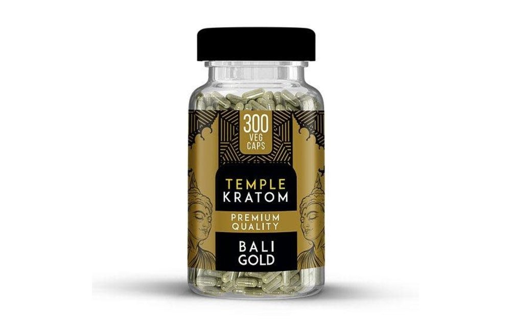 Temple - Kratom Capsule Bali Gold 300ct