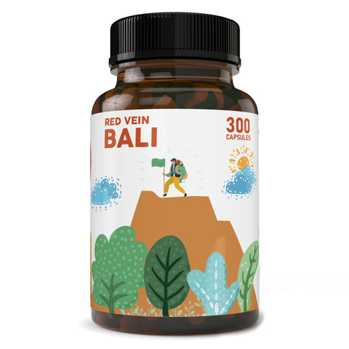 Pure Zen - Kratom Capsule Red Vein Bali 300ct