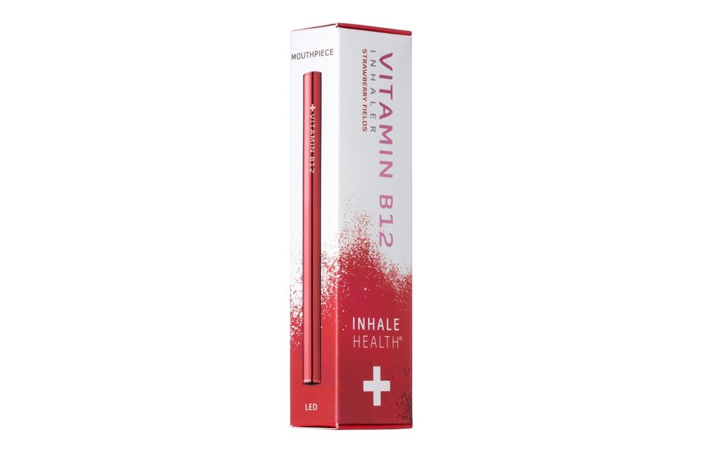 Inhale Health - Disposable Vape Pen No Nicotine B12 Strawberry Fields
