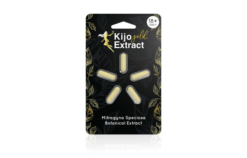 Kijo - Kratom Extract Capsule Gold 5ct