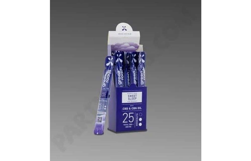 Green Roads - CBD Tincture Oil Syringe 25mg Single Dose Sweet Sleep