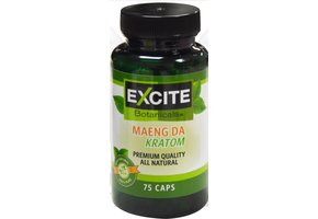 Excite Botanicals - Kratom Capsule Maeng Da 75ct