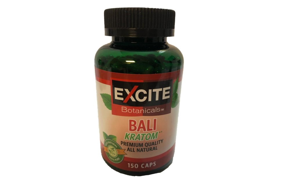 Excite Botanicals - Kratom Capsule Bali 150ct
