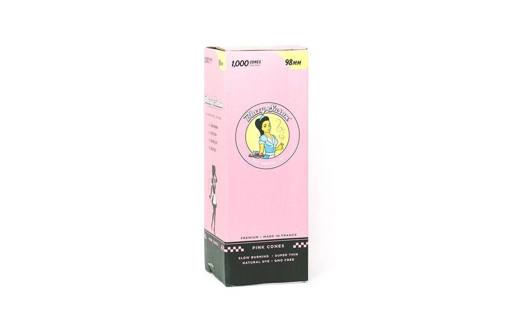 Blazy Susan - Pre Rolled Cones 1.25 Pink 1000ct