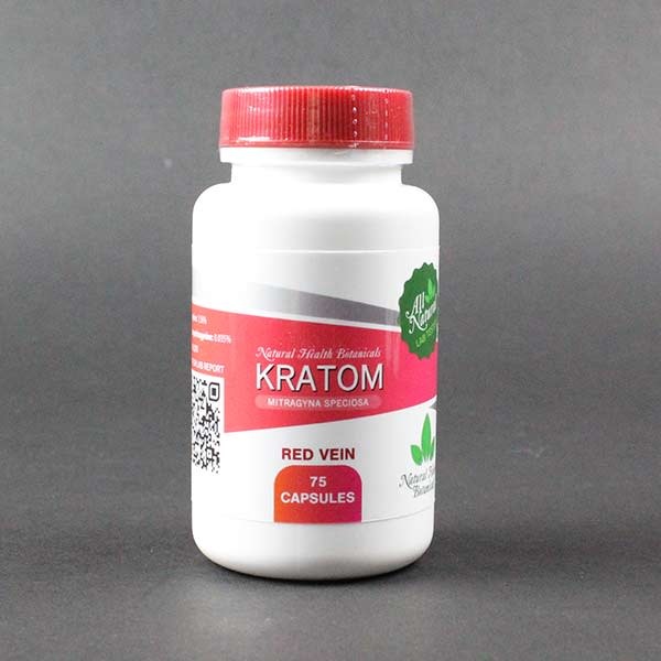 Natural Health Botanicals - Kratom Red Vein Capsule 75ct