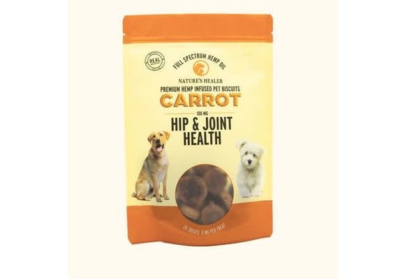 Nature's Healer - CBD Pets Treats No13 100mg 20ct Carrot