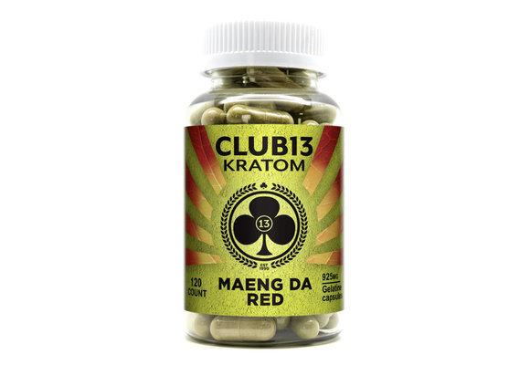 Club 13 - Kratom Capsule Maeng Da Red 120ct
