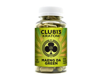 Club 13 -Kratom Capsule Maeng Da Green 120ct