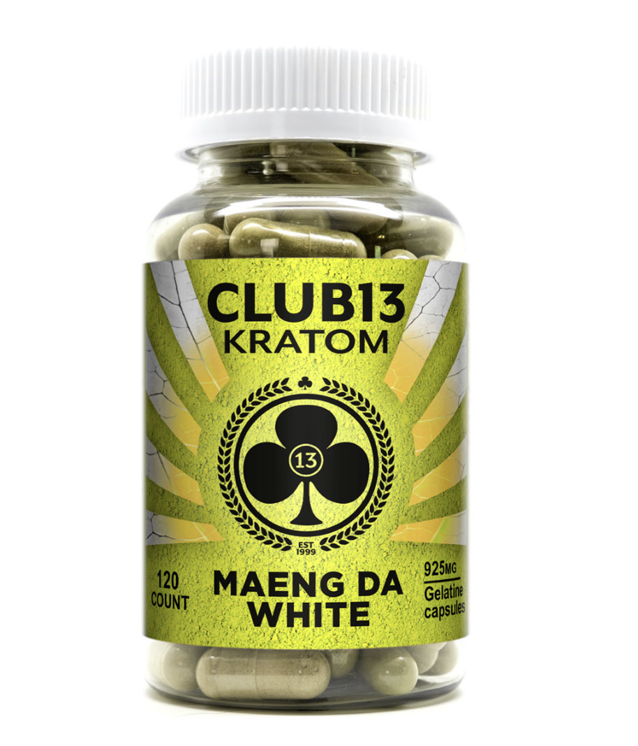 Club 13 -Kratom Capsule Maeng Da White 120ct